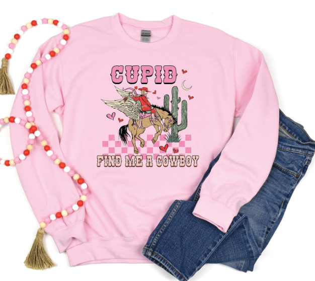 1005 Cupid Find me a Cowboy DTF/ Sublimation Transfer