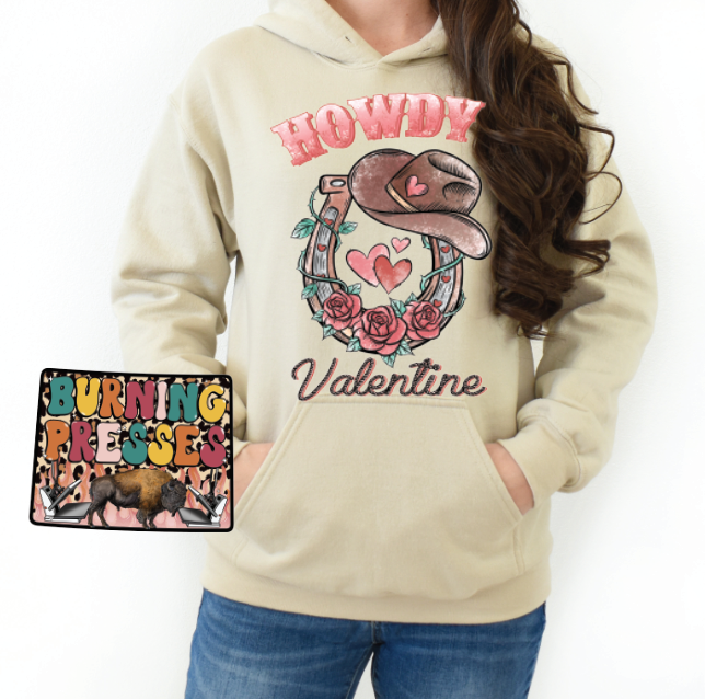 1020 Howdy Valentine DTF/Sublimation Transfer