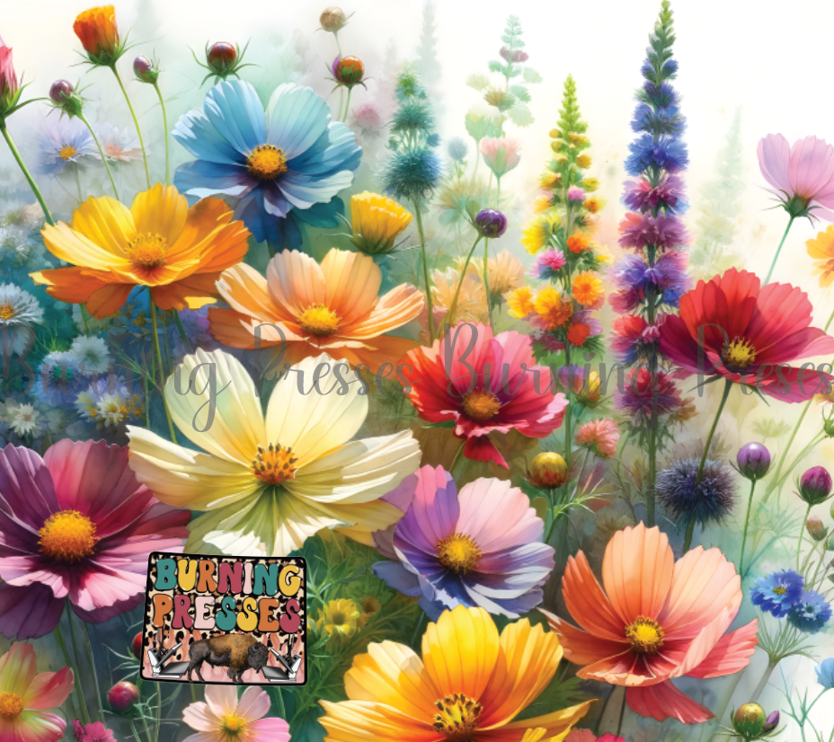 1244 Wildflower Sublimation Transfer