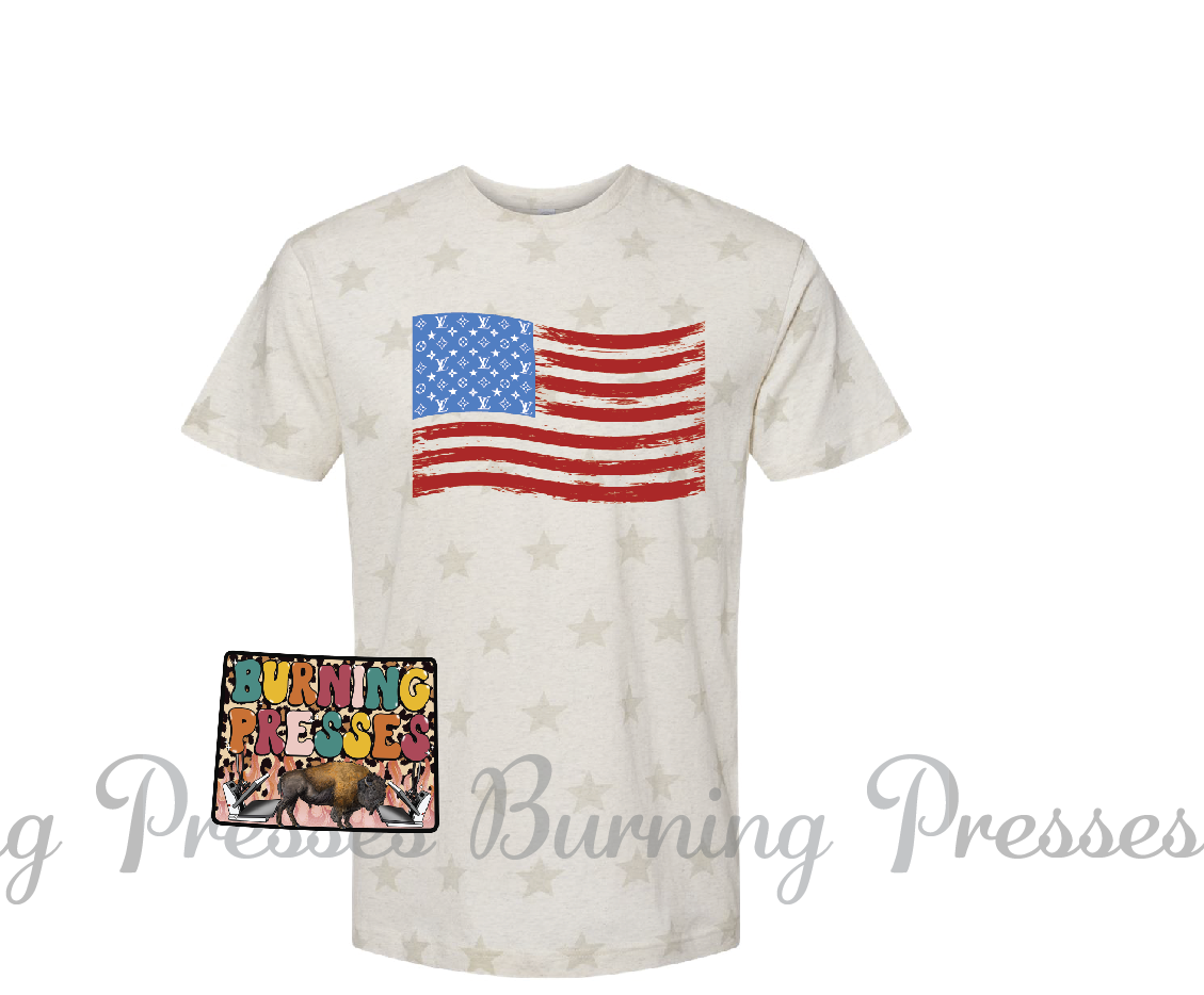 1484 LV Flag Lite Blue DTF/Sublimation Transfer