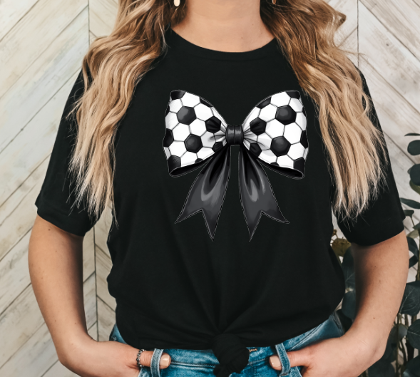 3625 Soccer bow coquette DTF/Sublimation Transfer