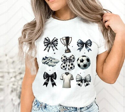 3631 Soccer bow and awards DTF/Sublimation Transfer