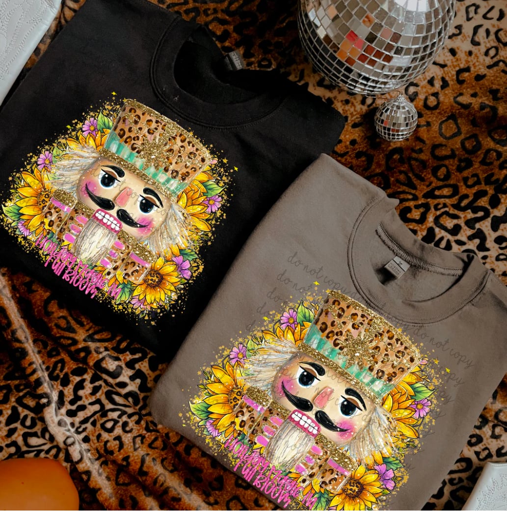 Holiday in full bloom DTF transfer