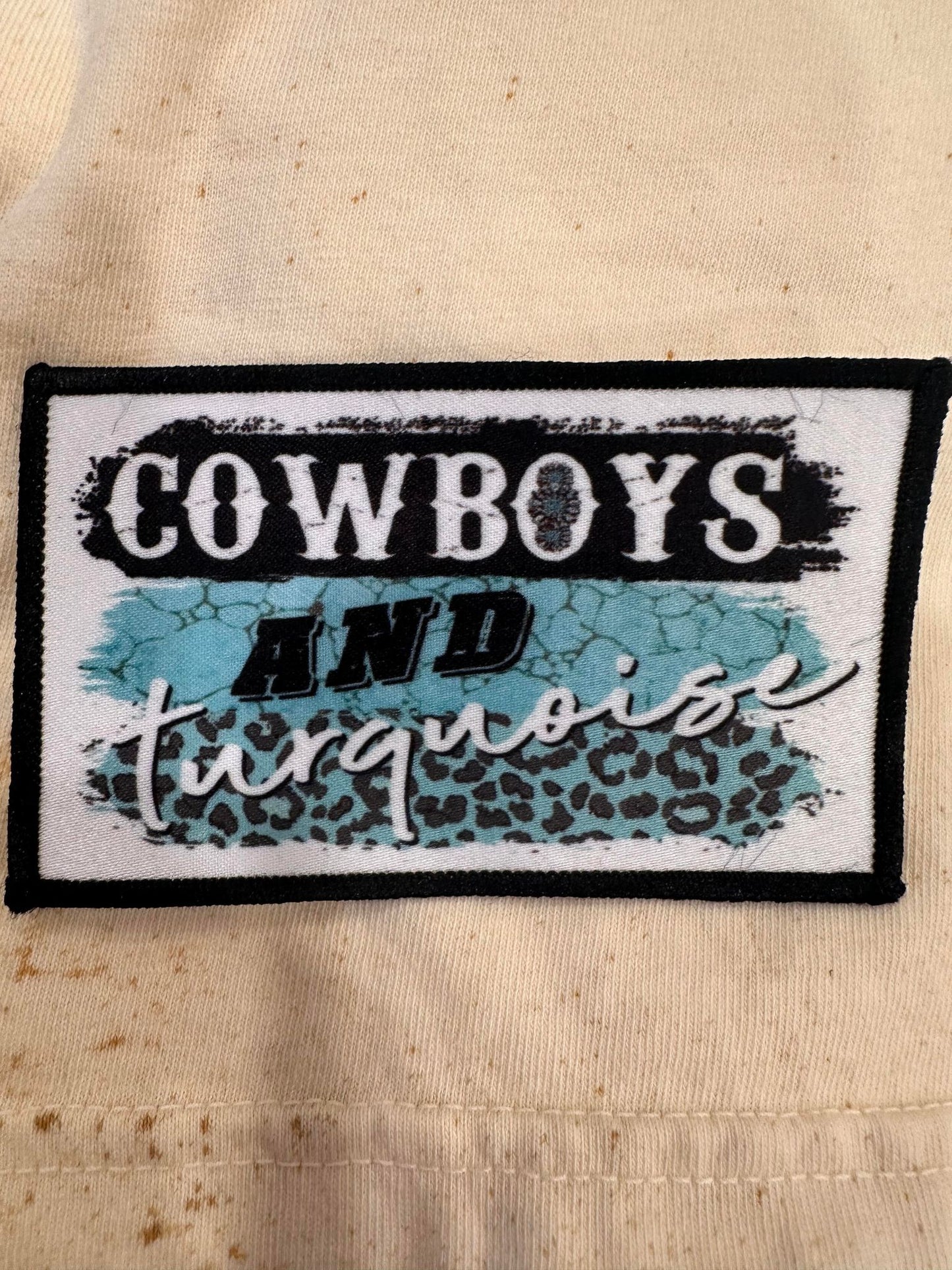 P12 Western Rectangle Patches ready for your Hat Bar