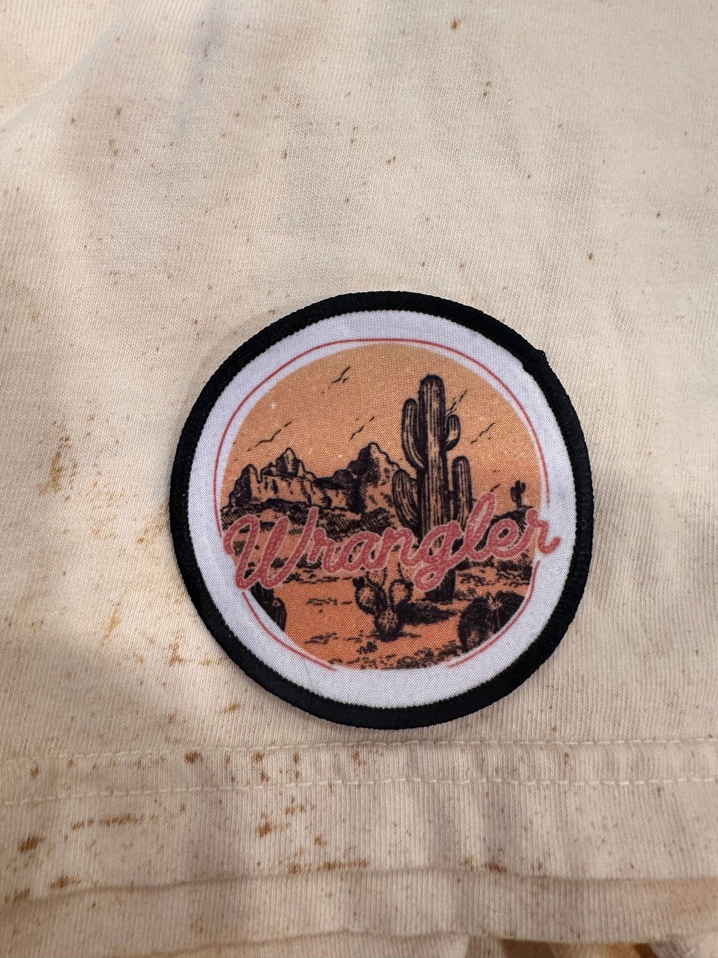 P11 Western Round Hat Patch (choose your design)