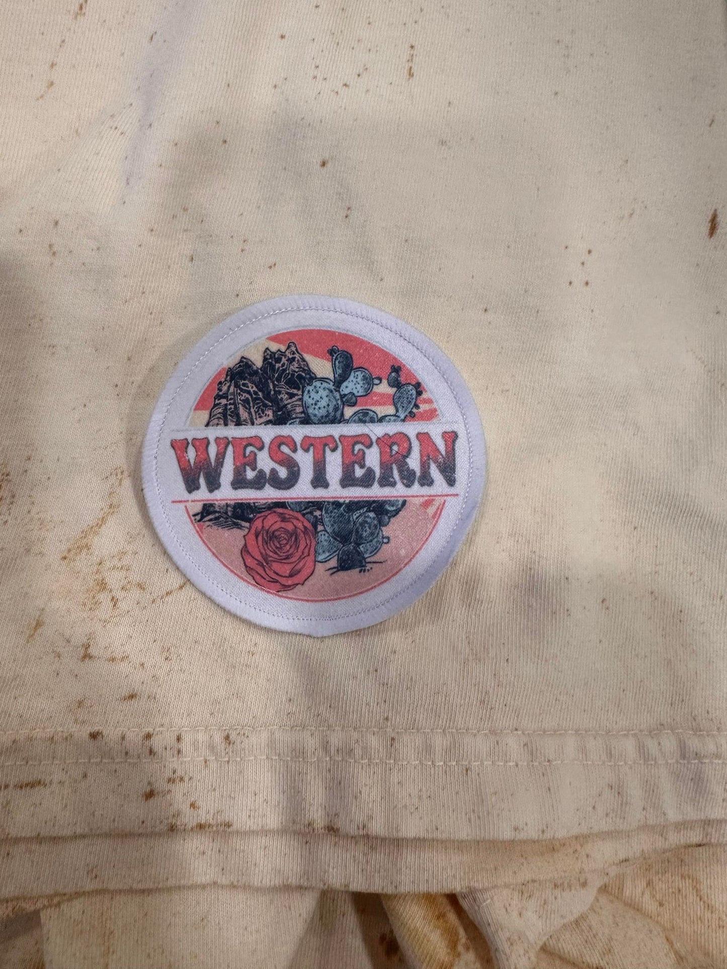 P11 Western Round Hat Patch (choose your design)