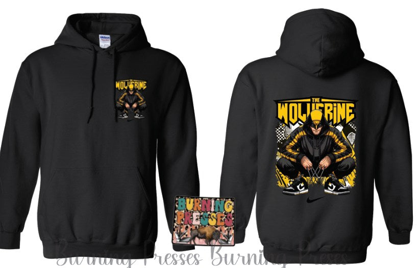 1464 Comic Book Character part Wolf DTF/Sublimation Transfer