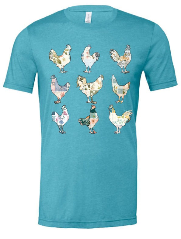 3640 Chickens DTF/Sublimation Transfer