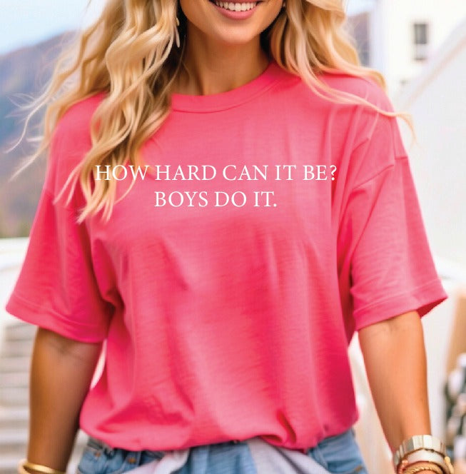 How hard can it be? Boys do it. DTF/Sublimation Transfers