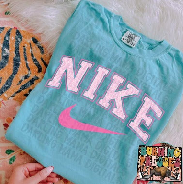 Swoosh pink DTF Transfer