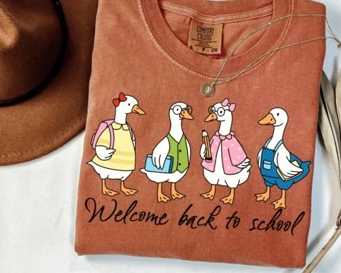 Welcome Back to School DTF Transfer