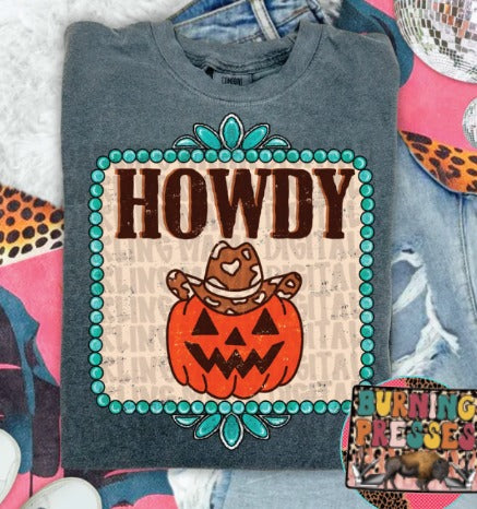Howdy Pumpkin DTF Transfer