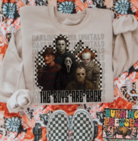 The Boys are Back DTF Transfer