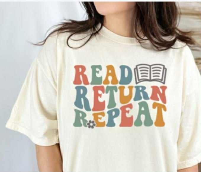 Read Return Repeat DTF transfer