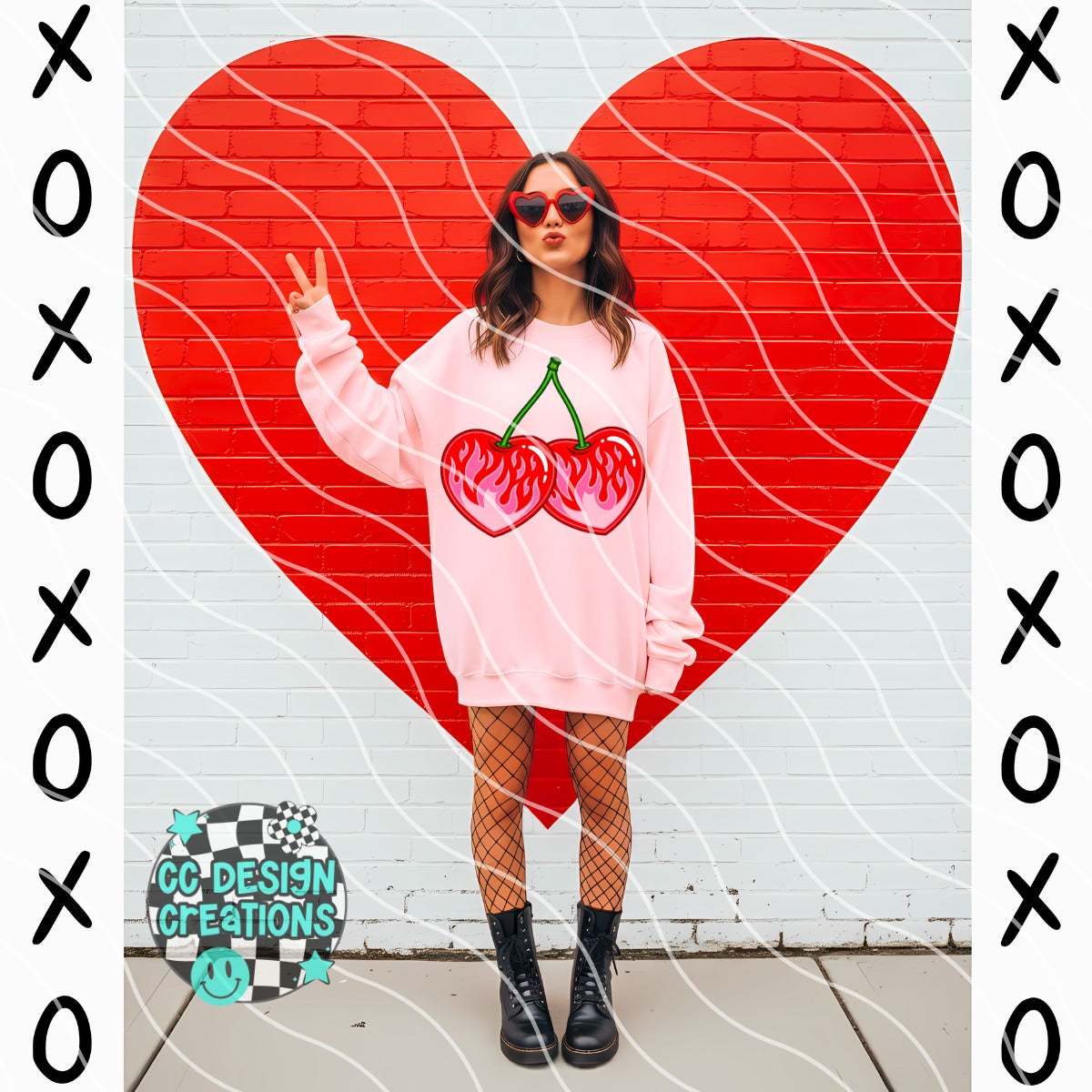 Cherries DTF Transfer