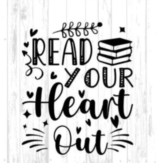 Read your Heart out DTF transfer