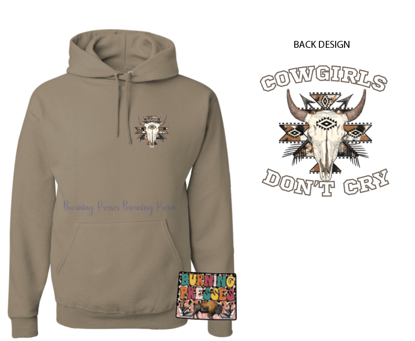 949 Cowgirls don't cry DTF/Sublimation Transfer