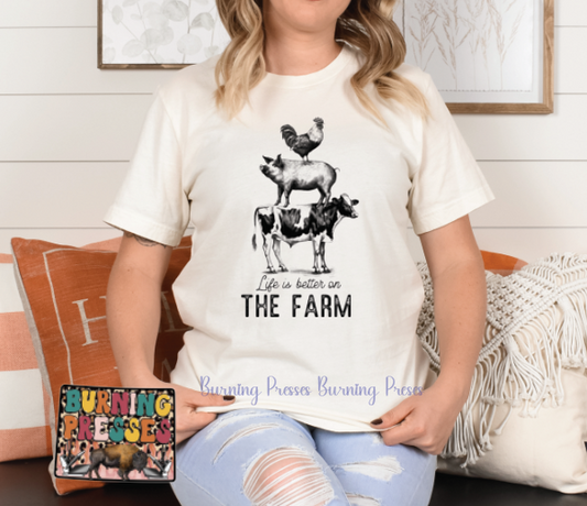 968 Life is better on The Farm DTF/Sublimation Transfer