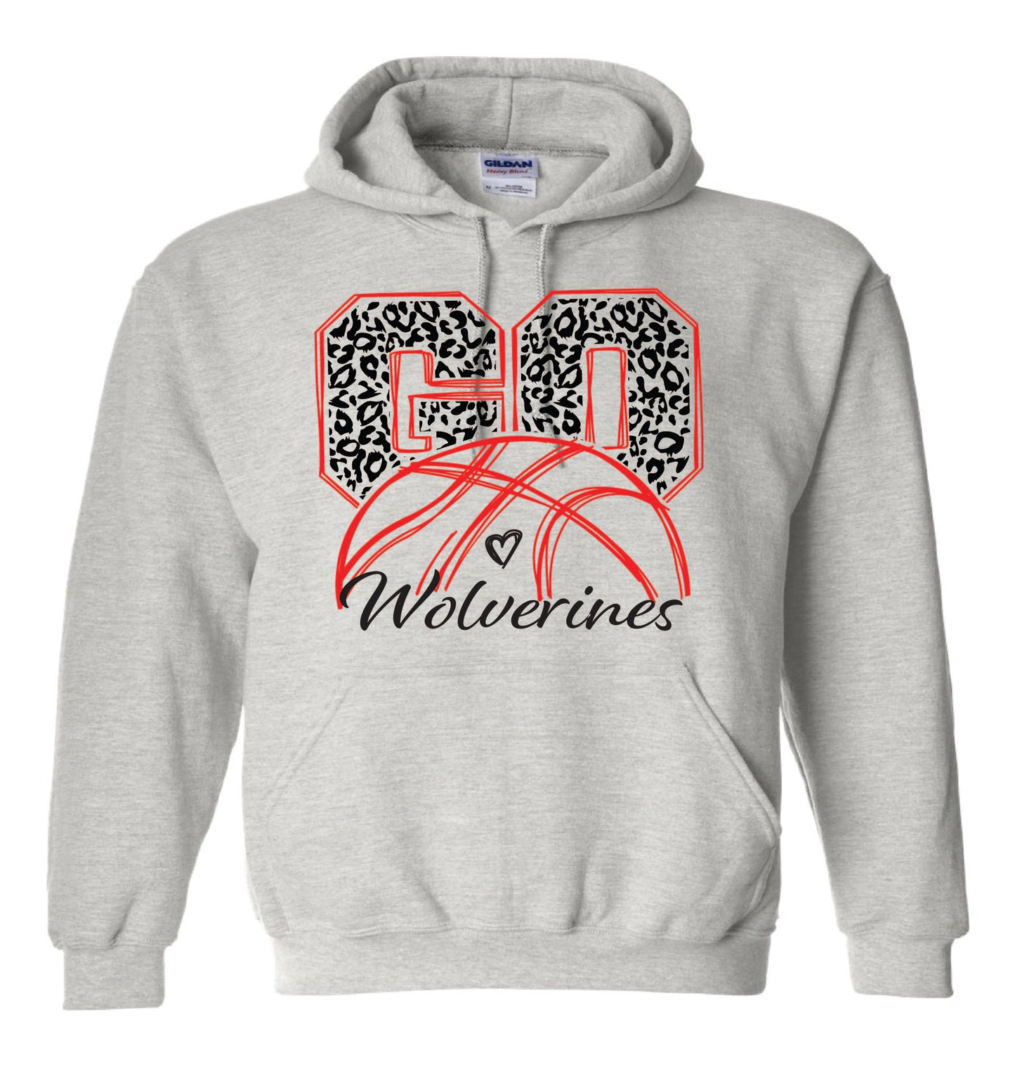 Riverton Wolverines Basketball Hoodie