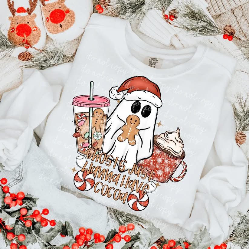 Ghosts just wanna have coca DTF Transfer