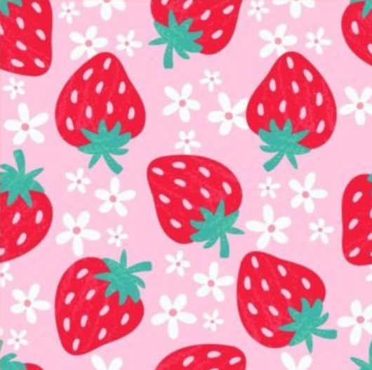 12x12in Strawberry Vinyl Sheet