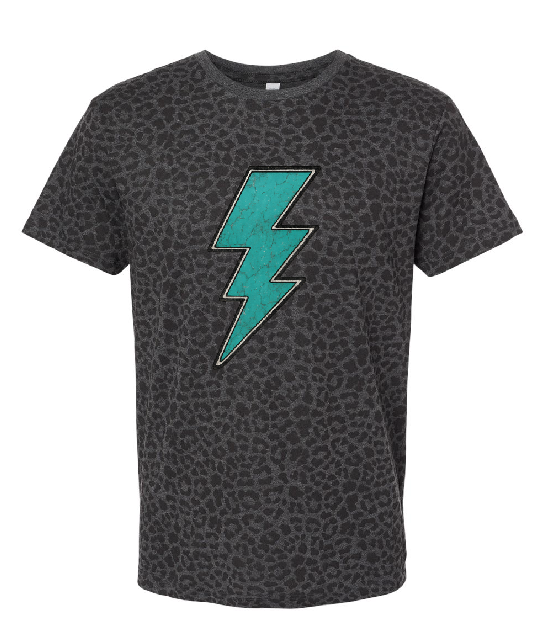 Turquoise Lighting Bolt DTF/Sublimation Transfers