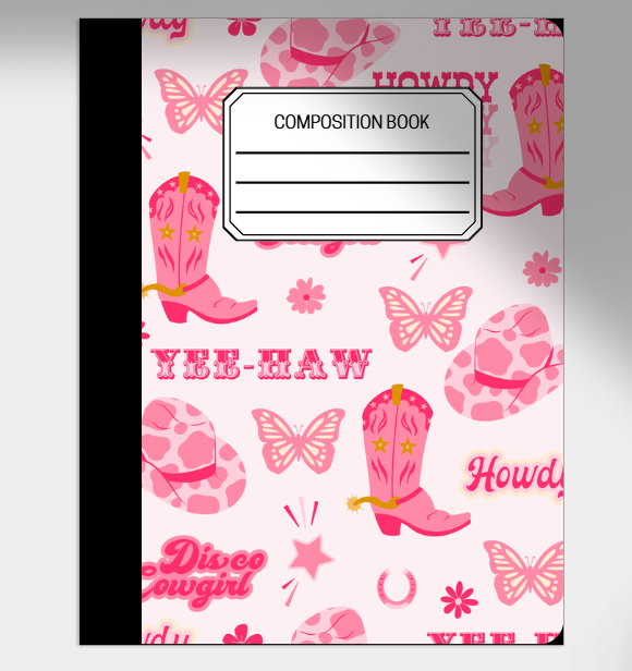 Yee Haw Composition Notebook or Print do It yourself