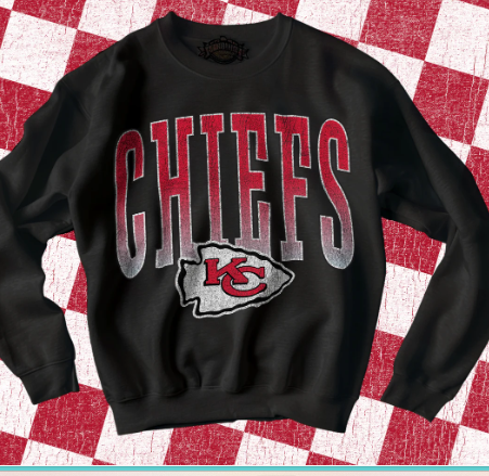 Distressed Kansas City Football DTF Transfer