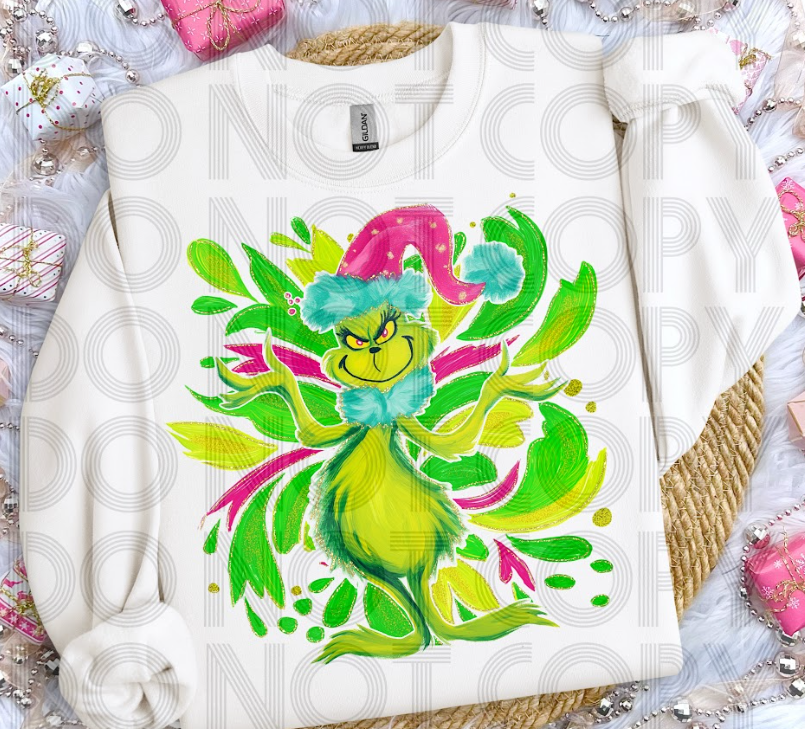 Green Guy DTF Transfer