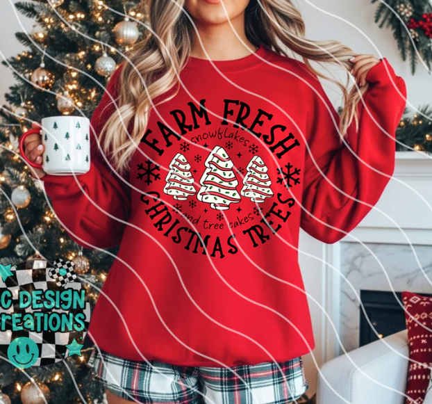 Farm Fresh Trees DTF Transfer