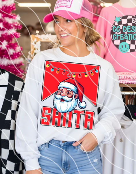 Snowman, cool dog, green guy, or santa DTF Transfer