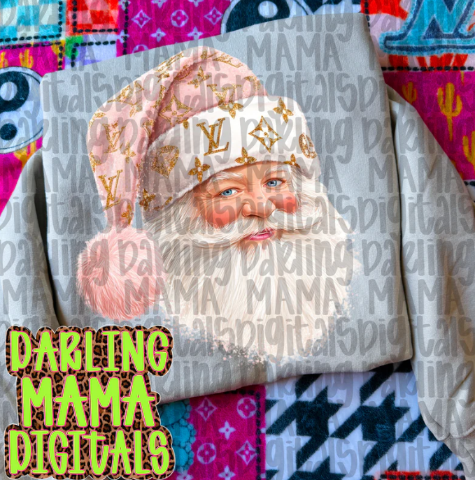 Boujee Santa DTF Transfer