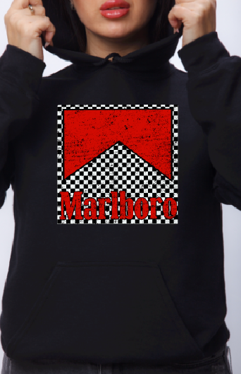 Red and black checkered design DTF Transfer