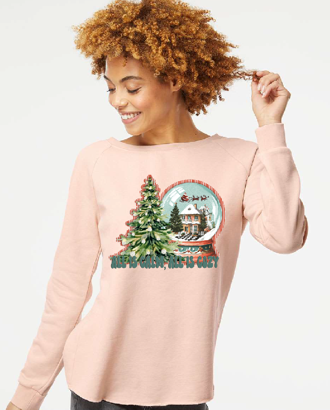 All is calm all is cozy DTF Transfer