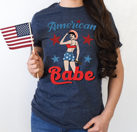 1118 American Babe DTF/Sublimation Transfer