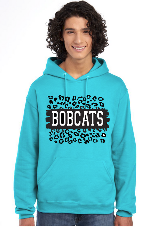 Baldwin Creek Elementary Bobcats Teal Hoodie