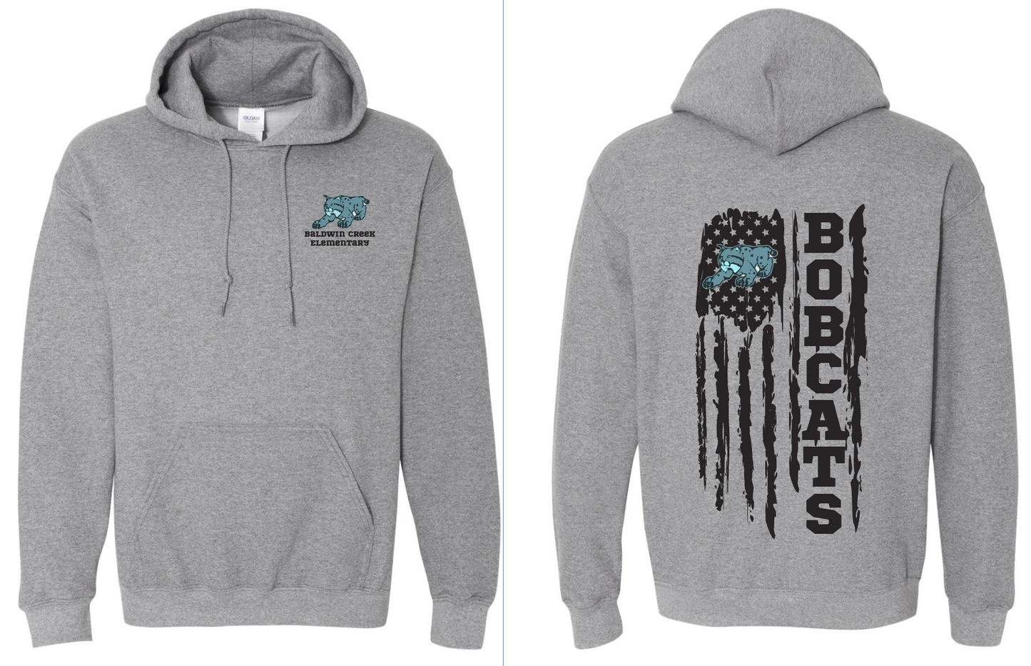 Baldwin Creek Elementary Bobcats Hoodie