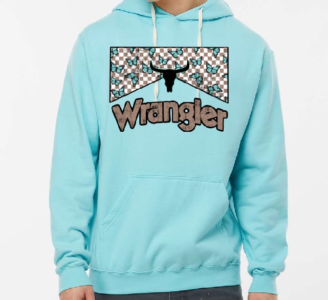 Western butterfly print design DTF Transfer