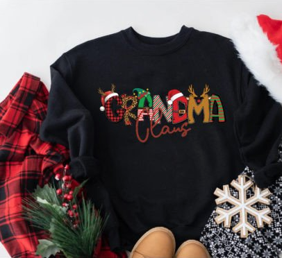 Grandma Claus DTF transfers