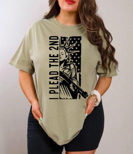 SS82 I plead the 2nd Screen Print