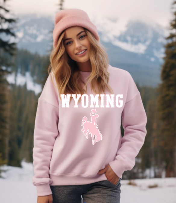 Pink Wyoming Crewneck