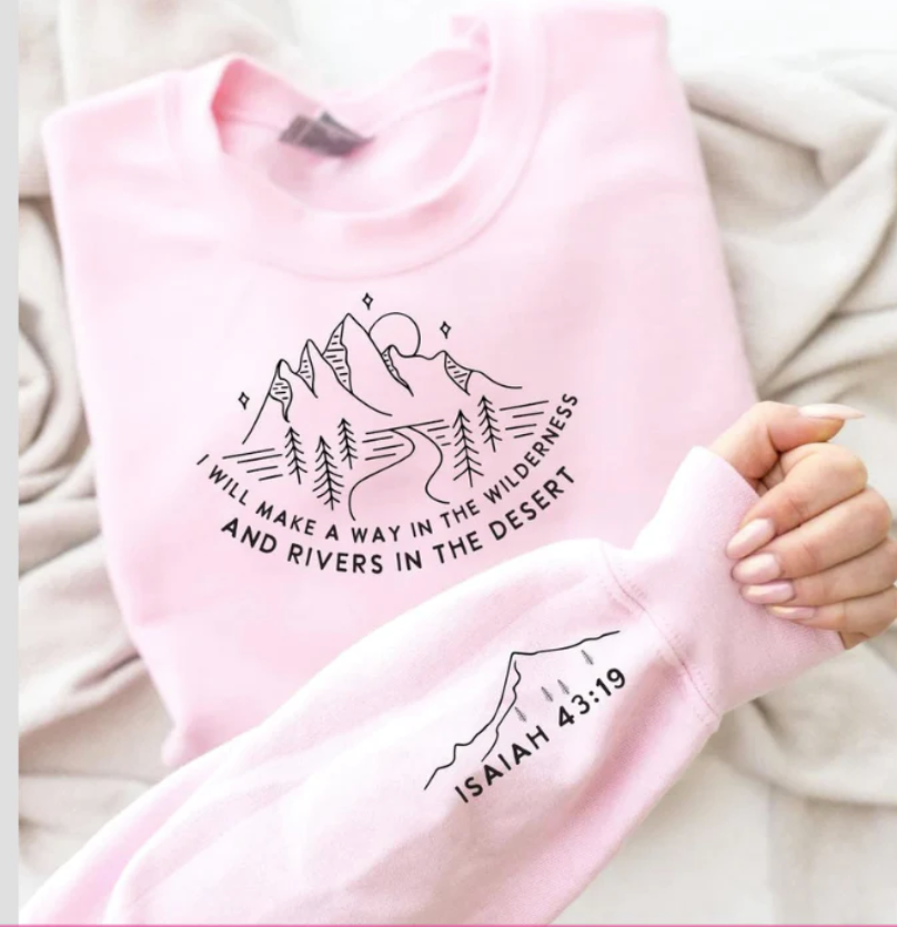 SS4 I will make a way in the wilderness and rivers in the desert Isiah 43:19 Print Transfer