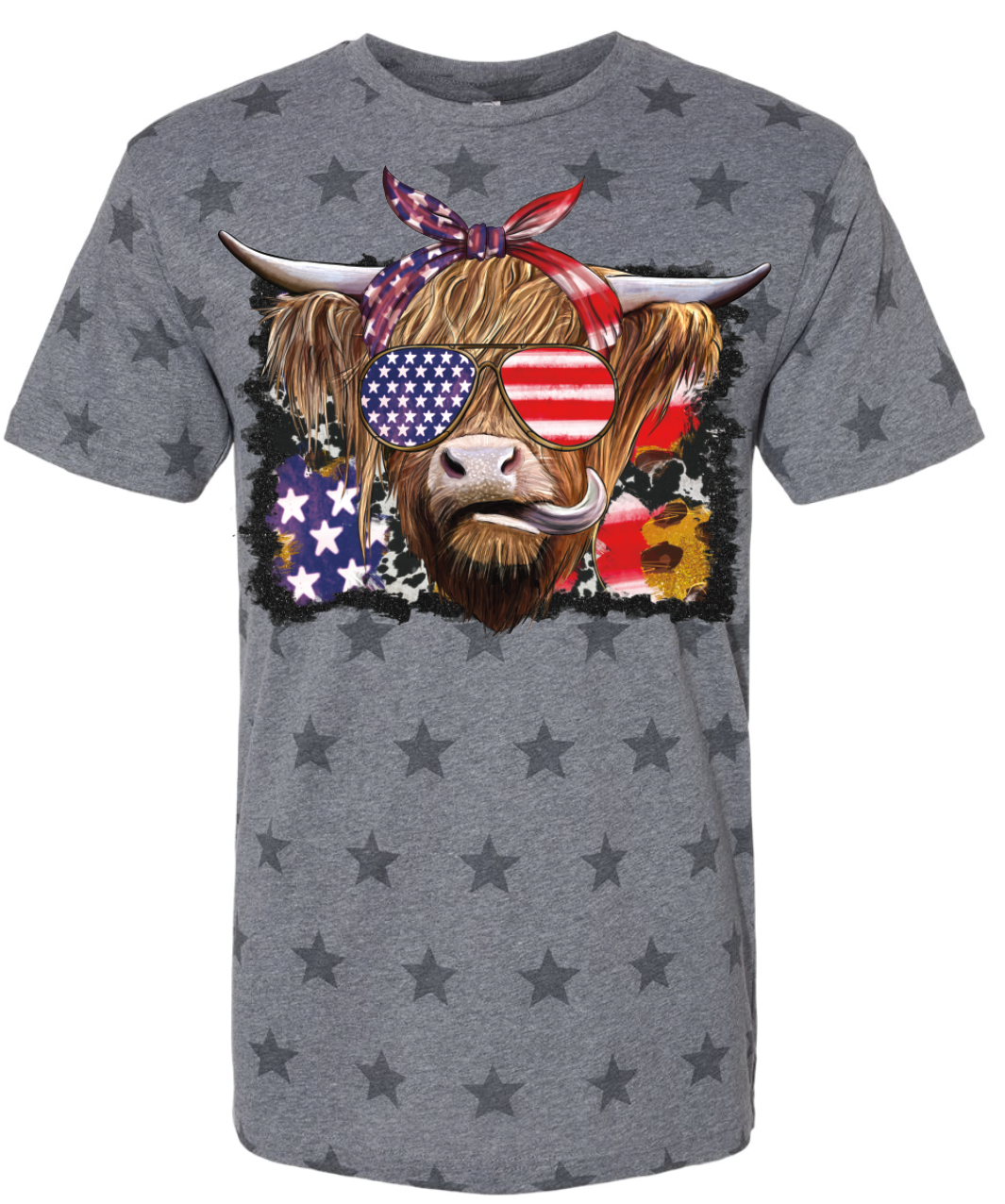 Highland American Cow DTF transfers