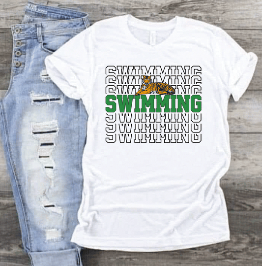 Tiger Swimming T-Shirt