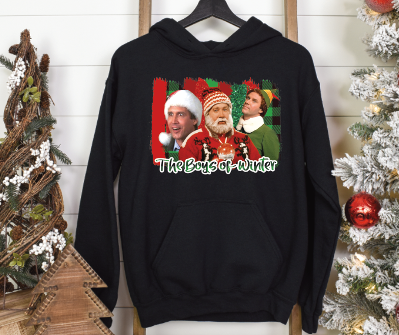 The Boys of Winter DTF transfers