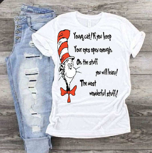 Keep your eyes open enough Dr Seuss DTF Print-Burning Presses