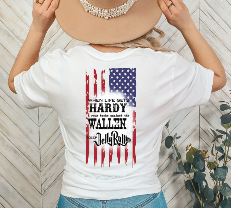 Hardy Wallen and Jelly Roll DTF Transfer