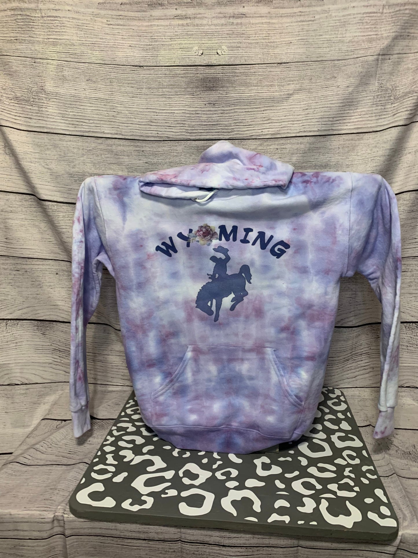 Wyoming Hoodie in purple-Burning Presses