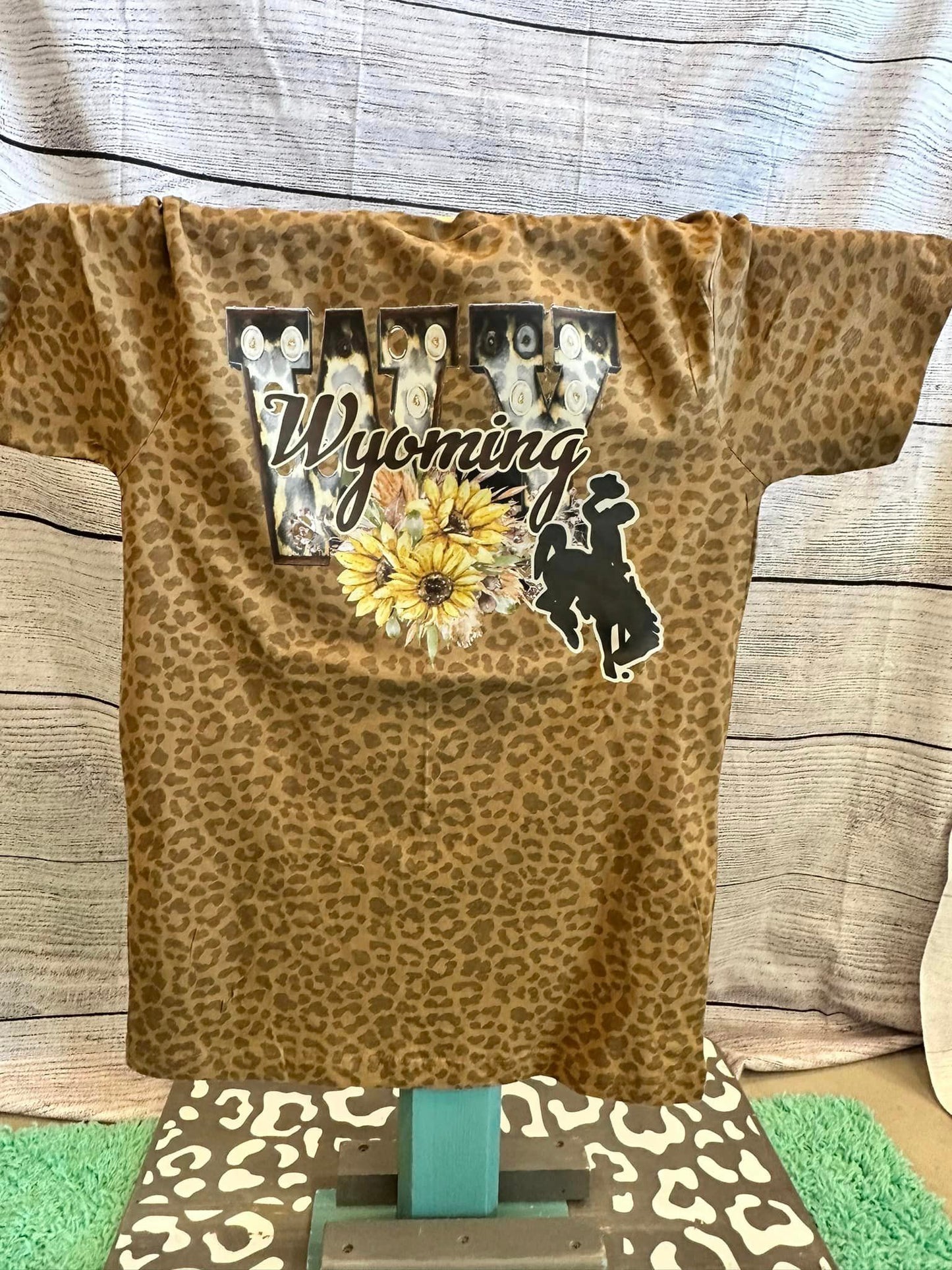 Wyoming Sunflower Hoodie, crewneck, or T-shirt-Burning Presses