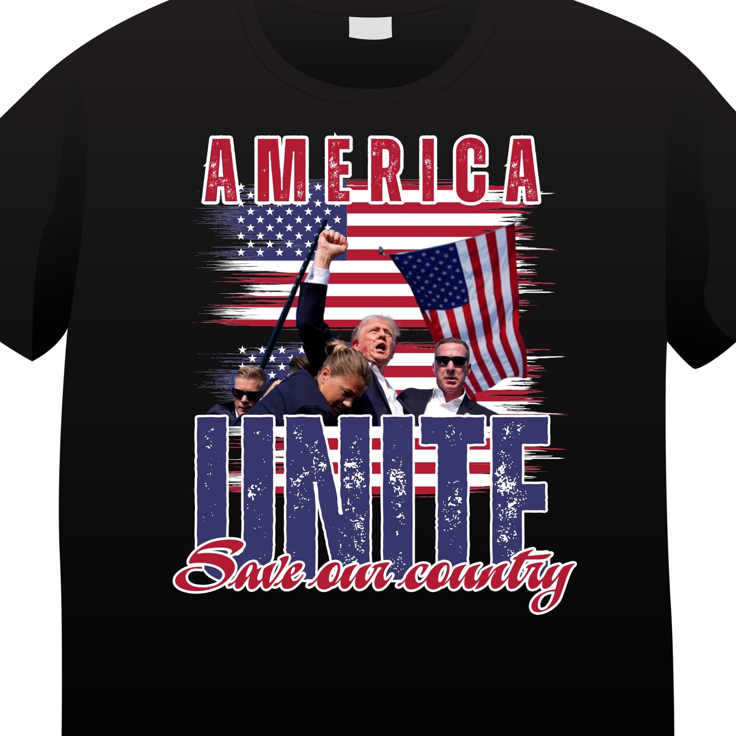 1745 America Unite  DTF/Sublimation Transfer